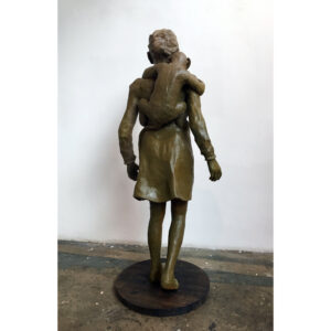 Caroline and monkey sculpture, £8,500 - Image 3