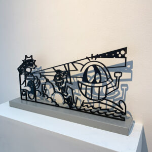 Pez (PSHHH) Sculpture, Black Edition, £900 - Image 2