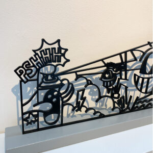 Pez (PSHHH) Sculpture, Black Edition, £900 - Image 4