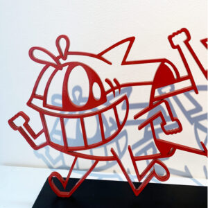 Pez (My Love Is Out) Sculpture, Red Edition, £700 - Image 3