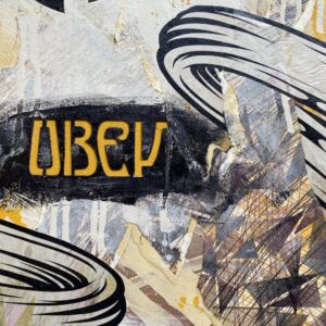 SHEPARD FAIREY : OBEY FLOWER STENCIL BRUSH STROKE - £6,700 - Image 3